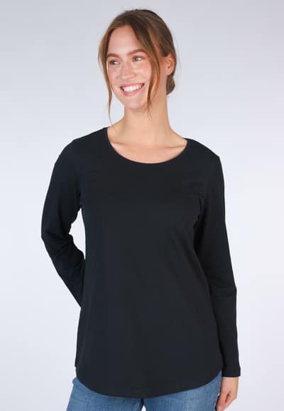 Langarmshirt Nore - black