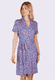 Kleid Lorinara fleuri  - lagoon