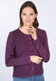 Strickjacke Manola  - deep purple