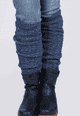 Beinstulpe Lati solid  - navy