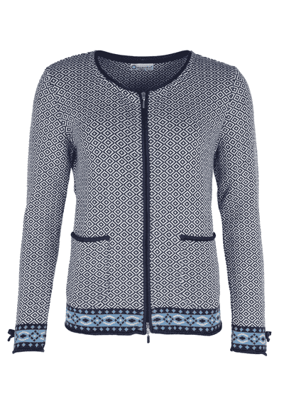 Strickjacke Mialotta Ribe - navy