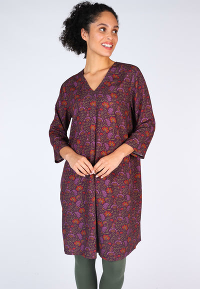 Kleid Mileha - plum