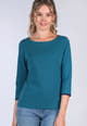 3/4-Arm-Shirt Bea  - sapphire