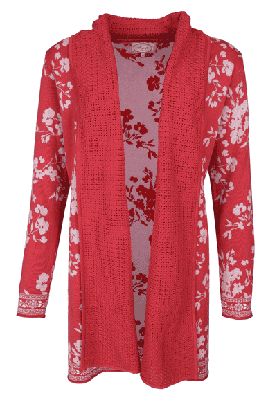 Strickmantel Fredoline - magnolie