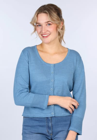 Strickjacke Lisella - swedish blue