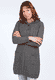 Strickmantel Tia  - grey