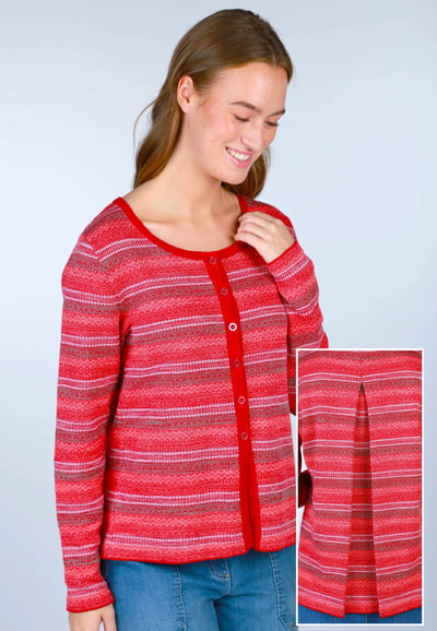 Strickjacke Kadiri - raspberry