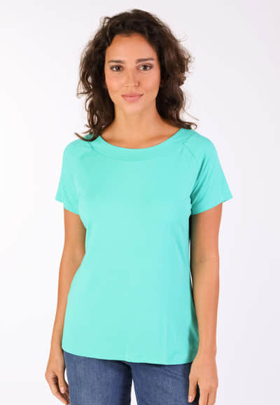T-Shirt Zoe solid - atlantis