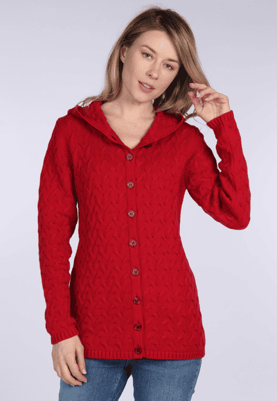 Strickjacke Elfrieda  - red