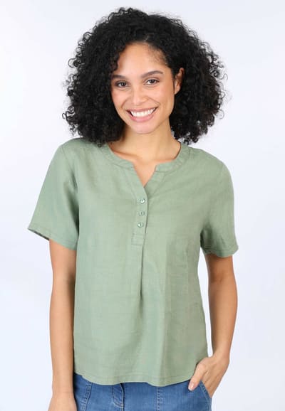 Bluse Birgitine - salbei
