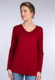 Langarmshirt Adisa - wine