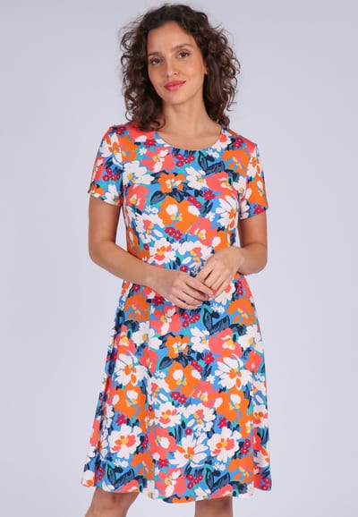 Kleid Jolie summer bouquet - riviera