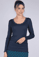 Langarmshirt Lynna - navy