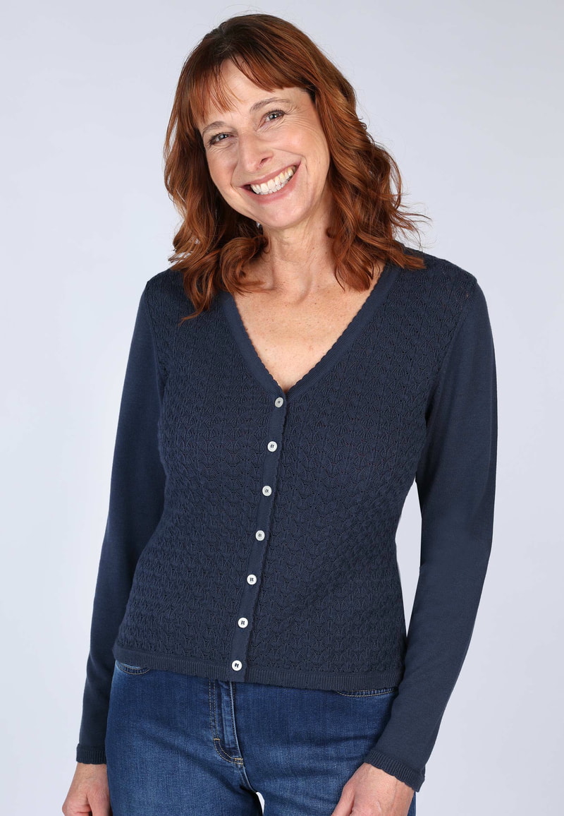 Strickjacke Amily  - navy