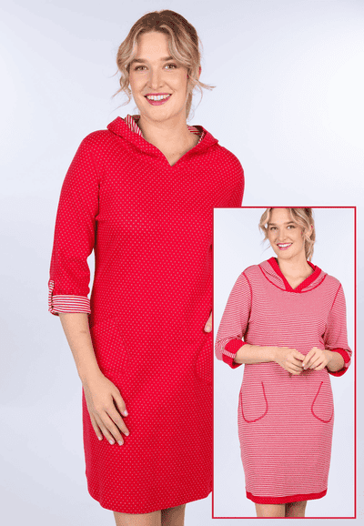 Wendekleid Milanne - rubin