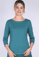 3/4-Arm-Shirt Bea  - deep ocean