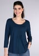 Langarmshirt Malyara  - navy