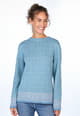 Strickpullover Dorit nordic - swedish blue