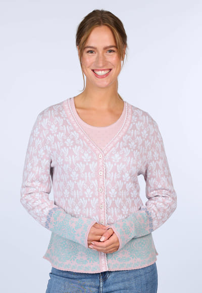 Strickjacke Lindara - rose