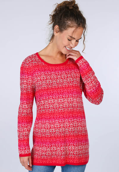 Strickpullover Merline  - rubin