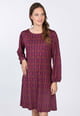 Kleid Belice  - deep purple