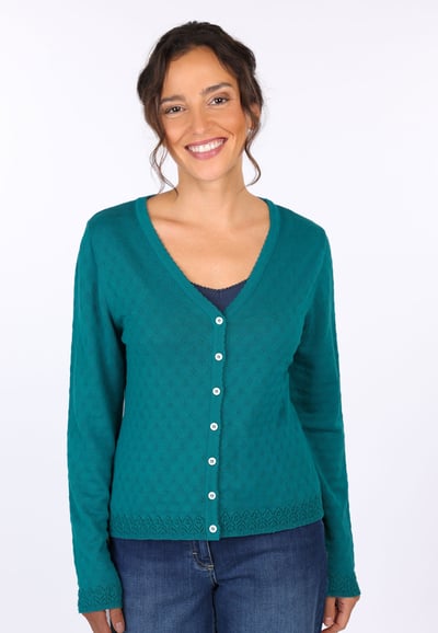 Strickjacke Amily  - ocean