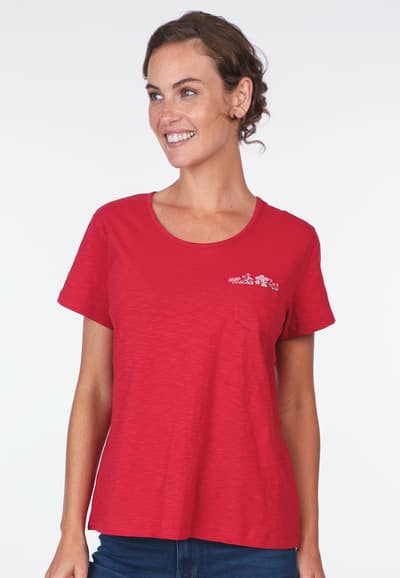 T-Shirt Laleli embro - rubin