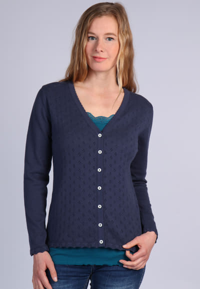 Strickjacke Vali - navy
