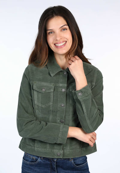 Cordjacke Nojelle  - thyme