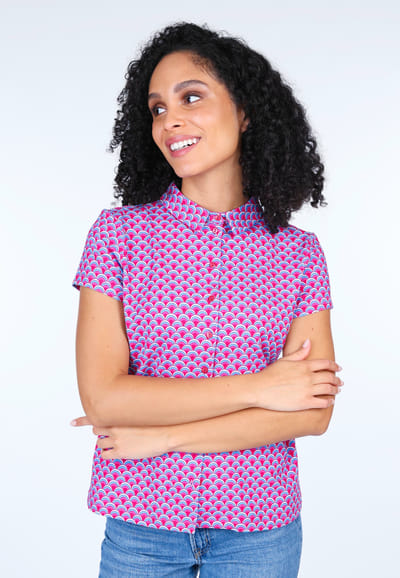 Bluse Franzia - raspberry