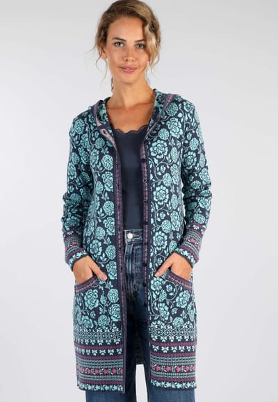 Strickmantel Glory  - navy