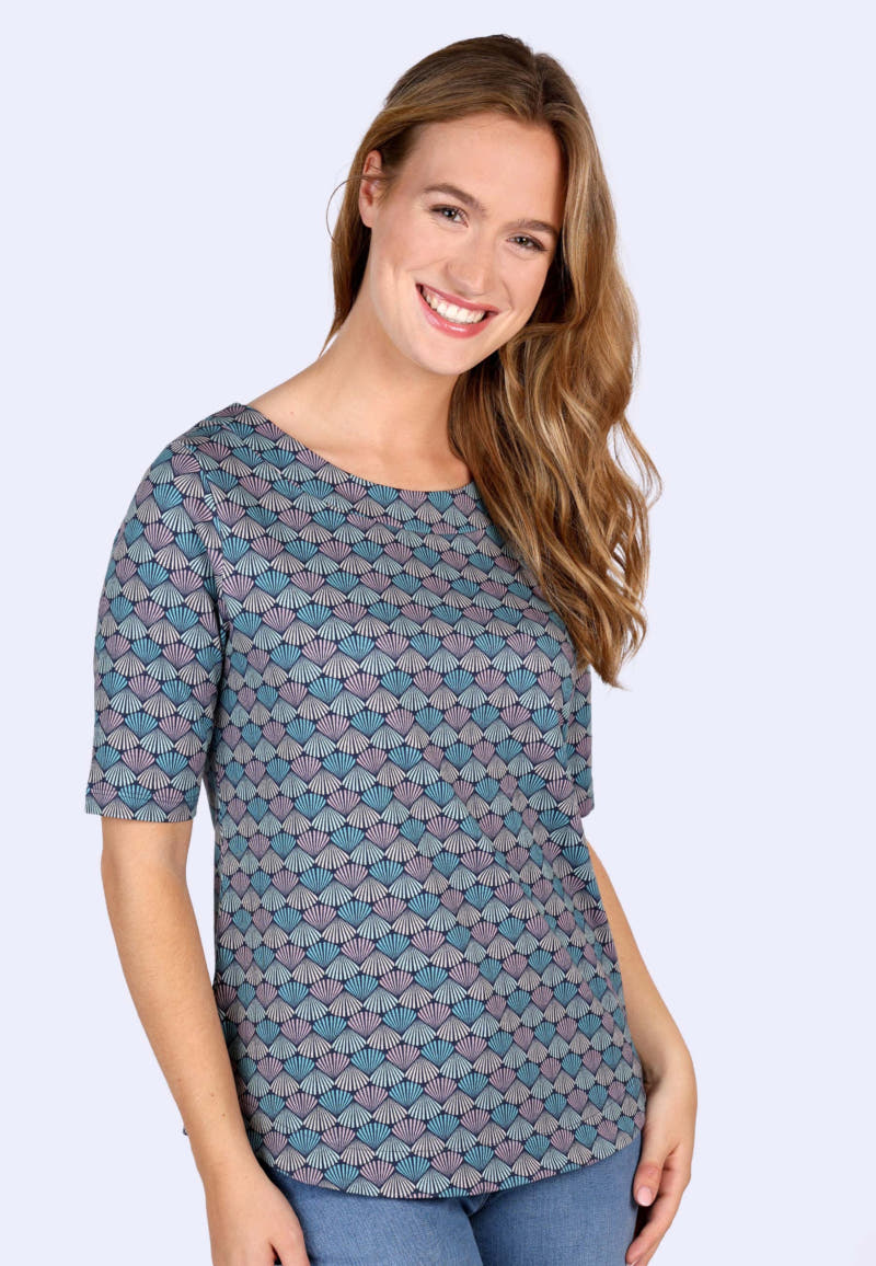 T-Shirt Nini shell - navy