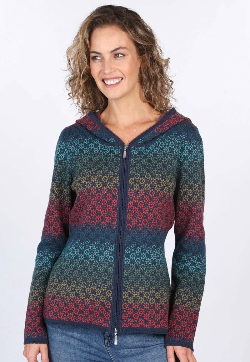 Strickjacke Katleen Gradient - navy