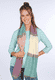 Tuch Nelina stripes - lavender