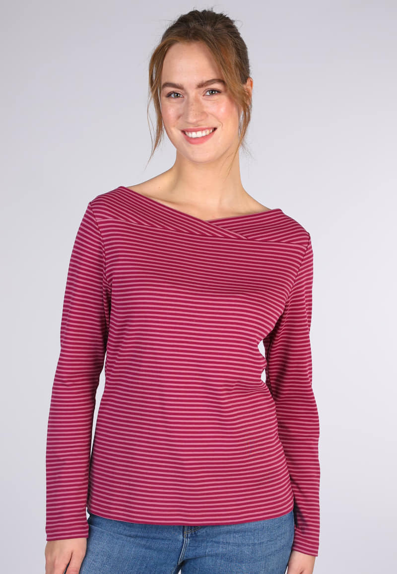 Langarmshirt Kajsa - purple