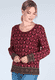 Strickpullover Josefine happy - dark grape