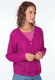 Strickjacke Juleni - raspberry