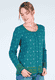 Strickjacke Renee happy flower - lake