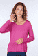 Langarmshirt Philia - raspberry