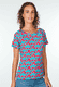 T-Shirt Zoe rosy  - turquoise