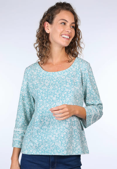 Shirt Jantje - turquoise