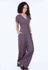 Jumpsuit Wieta mandala - navy