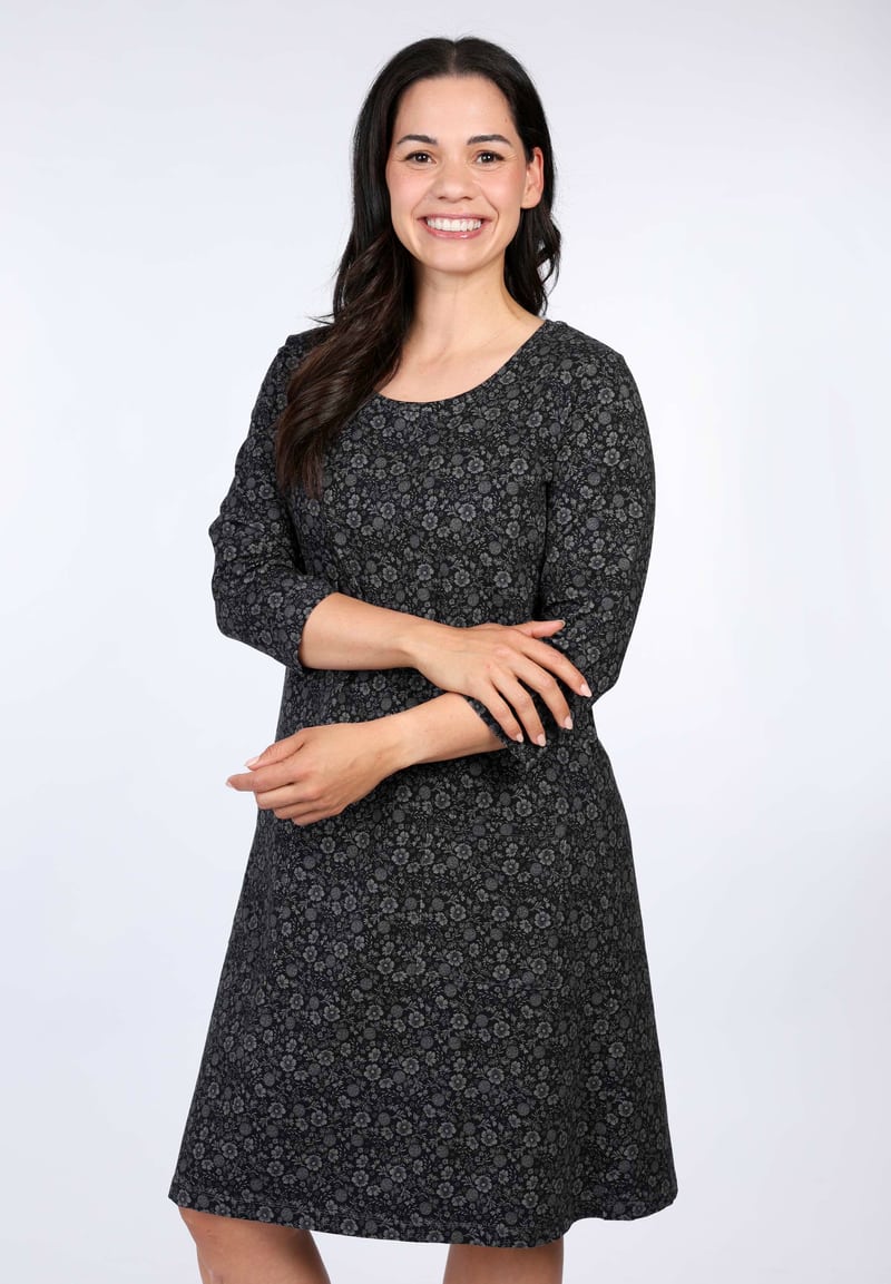 Kleid Giannali Meadow - black
