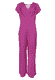 Jumpsuit Wieta mandala - raspberry