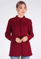 Strickjacke Erika  - dark grape