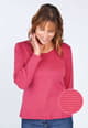 Langarmshirt Sandrali  - rubin