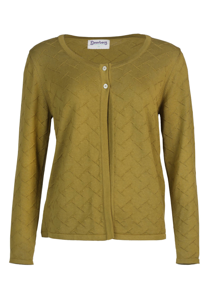 Strickjacke Liesel - green moss