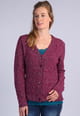 Strickjacke Beris - plum