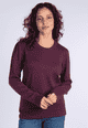 Strickpullover Alba - plum