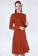Kleid Aleyna  - dark grape